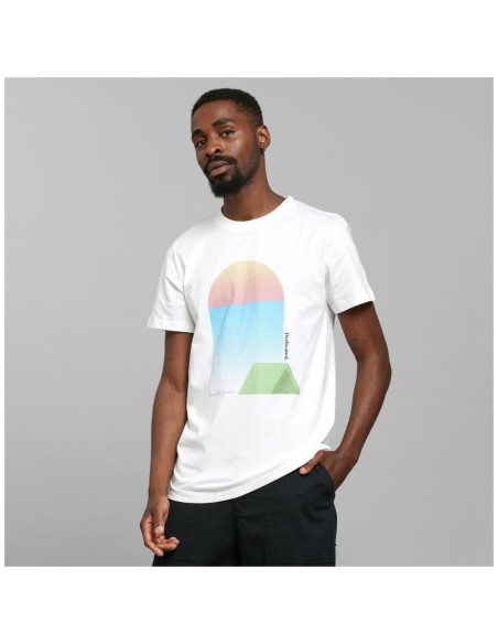 Camiseta Dedicated Stockholm Tent Sunset White - Algodón orgánico