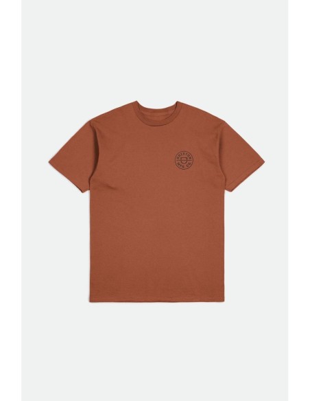 Brixton Crest II Terracotta T-Shirt