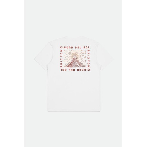 Camiseta Brixton Del sol Blanco de algodón