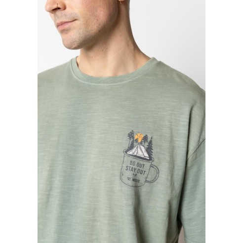 Camiseta Fat Moose Wave de algodón