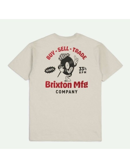 Brixton Rhythmic Cream T-Shirt