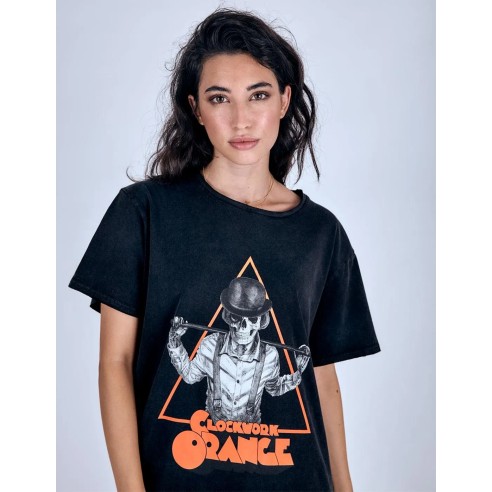 Camiseta Le Crane Orange Black - UNISEX