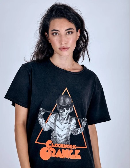 Camiseta Le Crane Orange Black - UNISEX