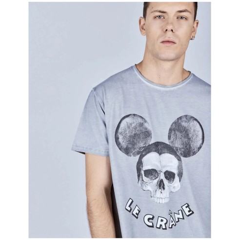 Camiseta Le Crane Mouse Grey - UNISEX