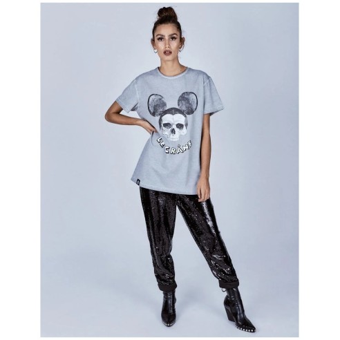 Camiseta Le Crane Mouse Grey - UNISEX