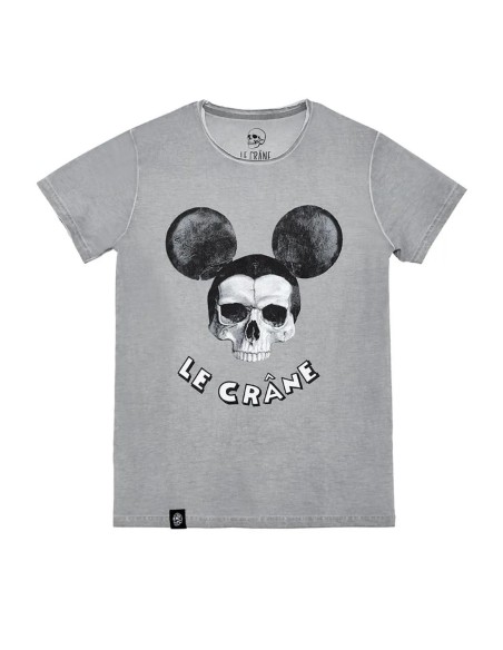 Camiseta Le Crane Mouse Grey - UNISEX