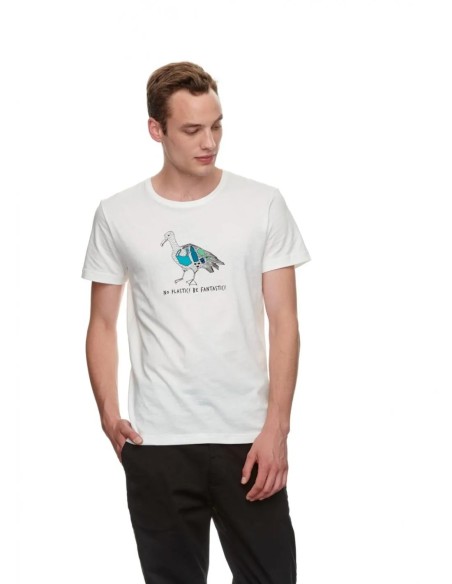 Camiseta Ragwear Sevy Remake Organic white