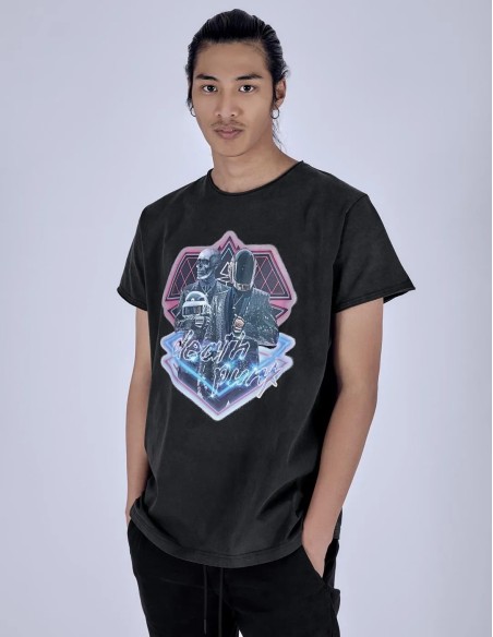 Camiseta Le Crane Death Punk Unisex Homenaje a Daft Punk