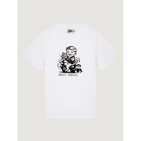 Camiseta Loco Monky Best Friends de manga corta