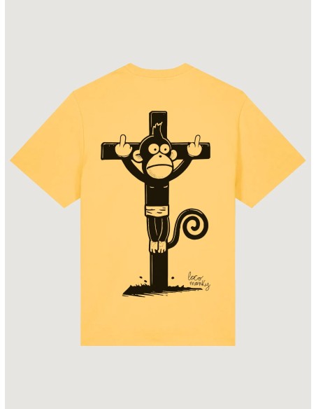 Camiseta Loco Monky Pray for Monky de manga corta