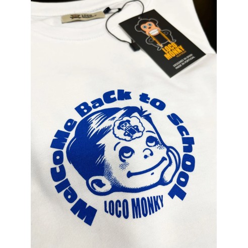 Camiseta Loco Monky Welcome Back de manga corta