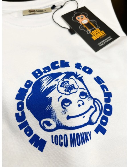 Camiseta Loco Monky Welcome Back de manga corta