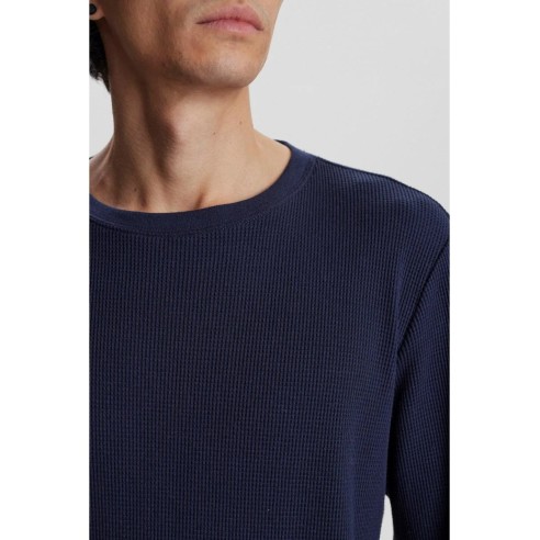 Camiseta Anerkjendt Akkikki Waffle Tee