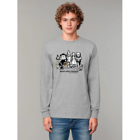 Camiseta Loco Monky Make new Friends de manga larga