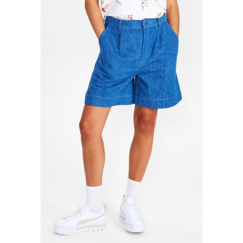 Bermudas Nümph Nurina Shorts Medium Blue Denim