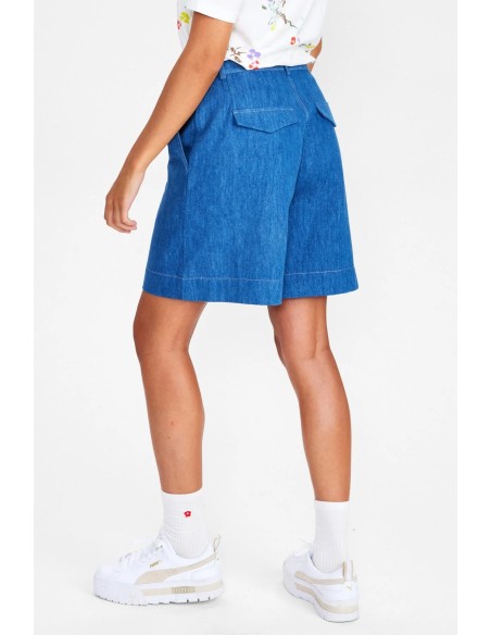 Bermudas Nümph Nurina Shorts Medium Blue Denim