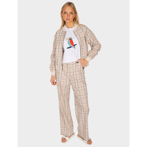 Pantalones Iriedaily Rubie Beige, Algodón Orgánico