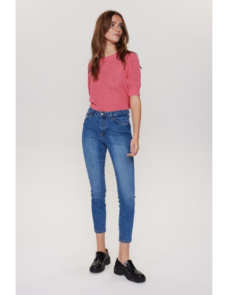 Nümph Nusidney Cropped Blue Trousers