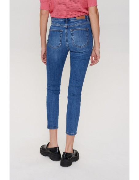 Nümph Nusidney Cropped Blue Trousers