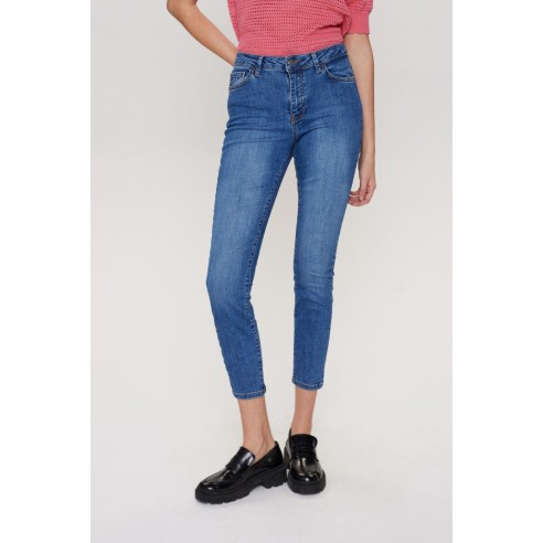 Nümph Nusidney Cropped Blue Trousers