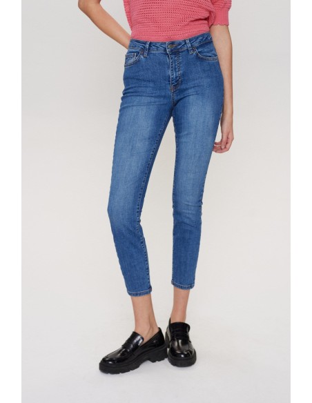 Nümph Nusidney Cropped Blue Trousers