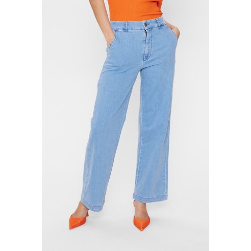 Nümph Nuamber Pants Light Blue Denim