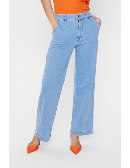 Nümph Nuamber Pants Light Blue Denim