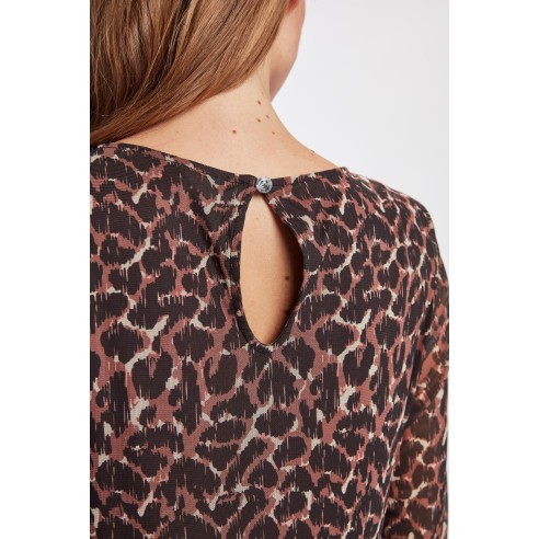 Vestido Nümph Nufreja Leo en animal print