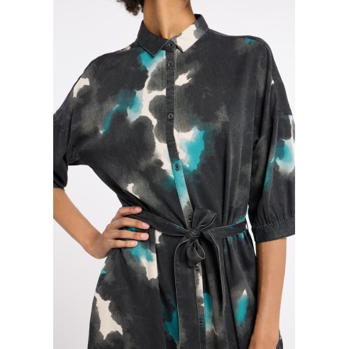 Vestido Ragwear Antyka Blur con media manga