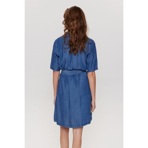 Vestido Nümph Nuandrea Azul vaquero de Lyocell