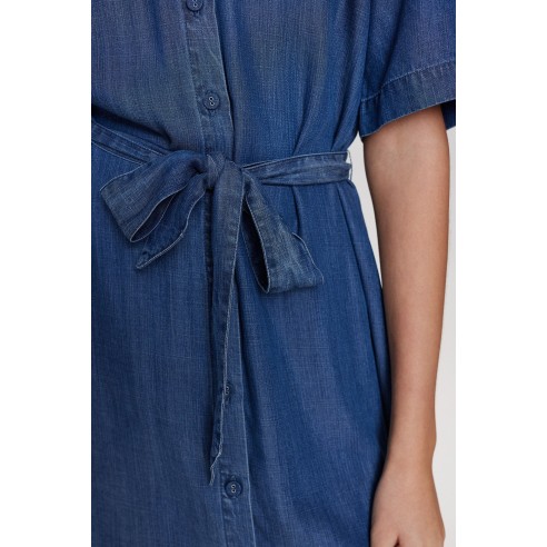 Vestido Nümph Nuandrea Azul vaquero de Lyocell