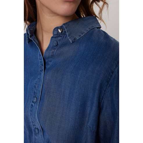 Vestido Nümph Nuandrea Azul vaquero de Lyocell