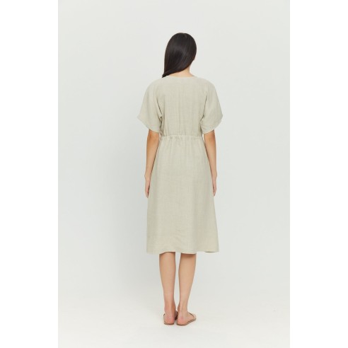Vestido Mazine Benua de lino de alta calidad