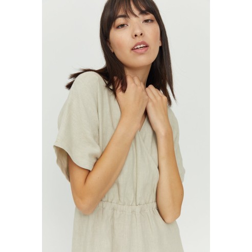 Vestido Mazine Benua de lino de alta calidad