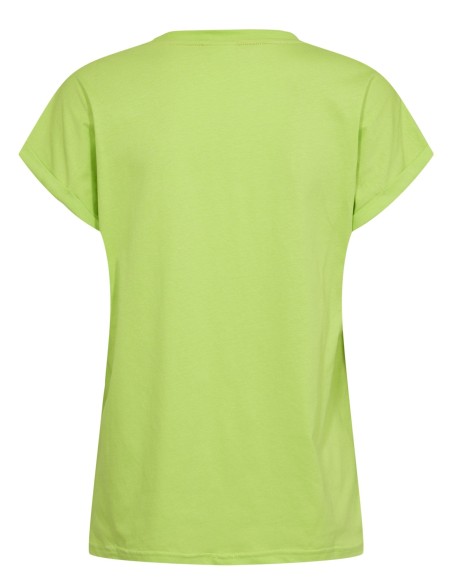 Nümph Nubeverly T-Shirt Acid Lime made in organic cotton