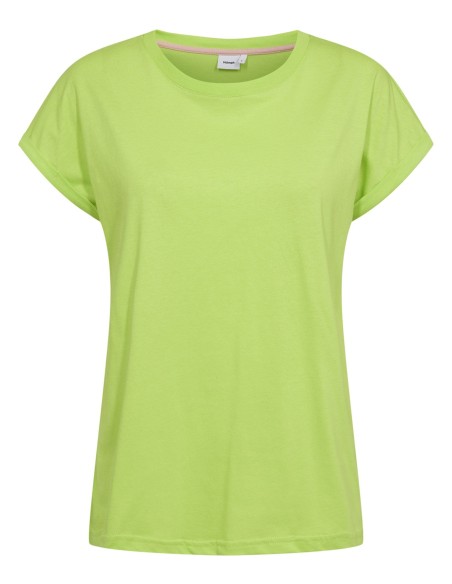 Nümph Nubeverly T-Shirt Acid Lime made in organic cotton