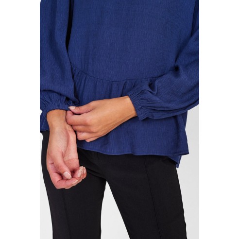 Nümph Nucaltine Dark Sapphire Blouse
