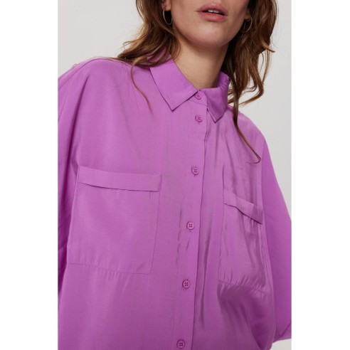 Camisa Nümph Nuessy de corte oversize