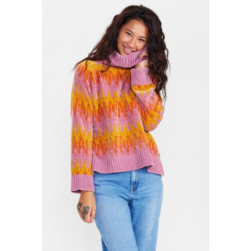 Jersey Nümph Nuedtli Pullover Lilas - Pon color a tu día