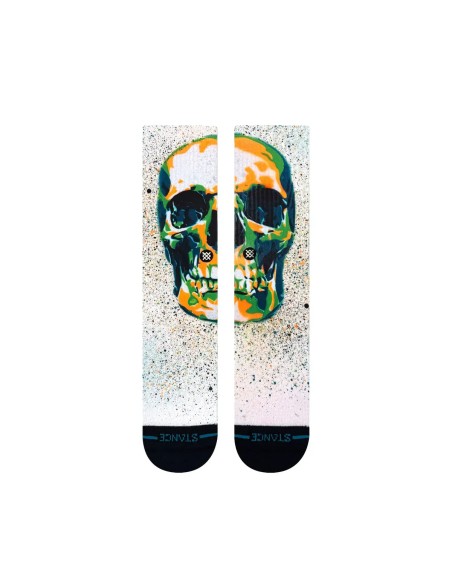 Stance Mark Oblow Skull Crew sock