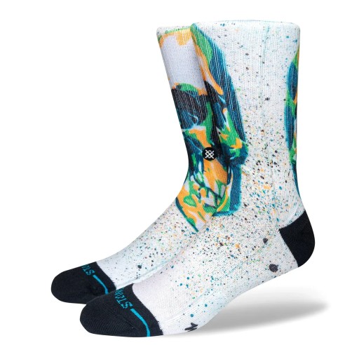 Stance Mark Oblow Skull Crew sock