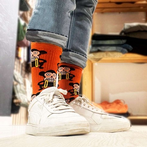 Calcetines Loco Monky Retro logo