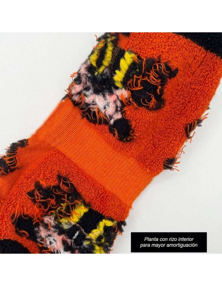 Loco Monky Retro logo socks