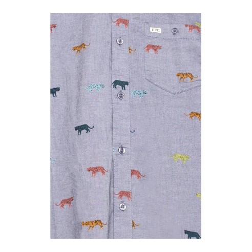Camisa Tiwel Tigers Light blue melange
