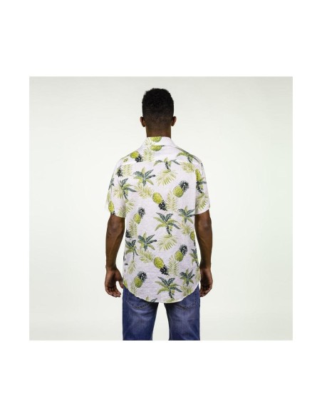 Camisa Hydroponic Makahiki White Tropical