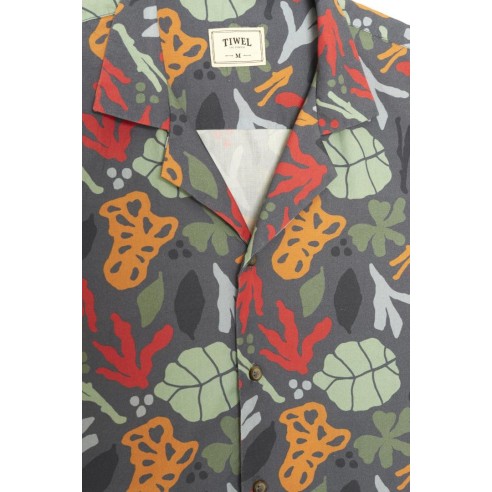 Camisa Tiwel Dominica Sea Blue - Algodón ogánico