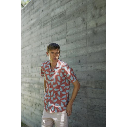 Tiwel Satori Coral Shirt - Organic cotton