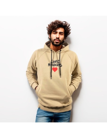 Num Wear x Loco Monky Love Mondays Sand Unisex Hoodie