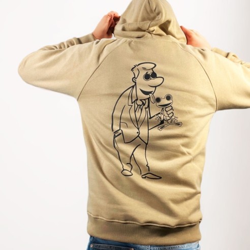 Num Wear x Loco Monky Love Mondays Sand Unisex Hoodie
