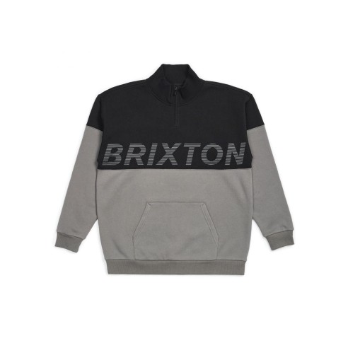 Brixton Dimension 1/2 Zip Black Pullover